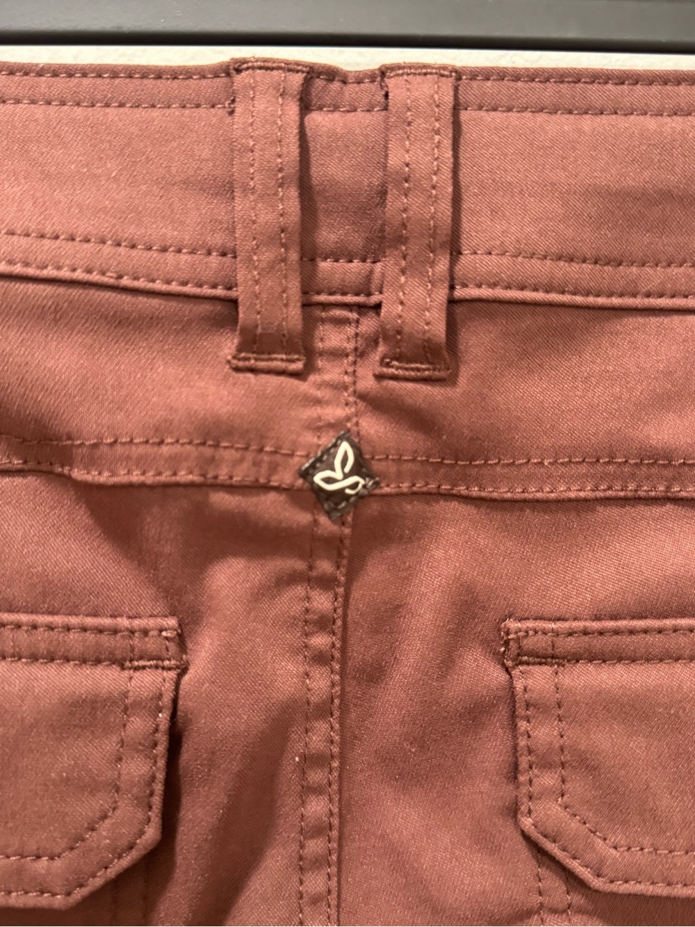 Prana Halle Pant Women's 8 Cocoa Brown Maroon Color Outdoor Hiking - Picture 8 of 16
